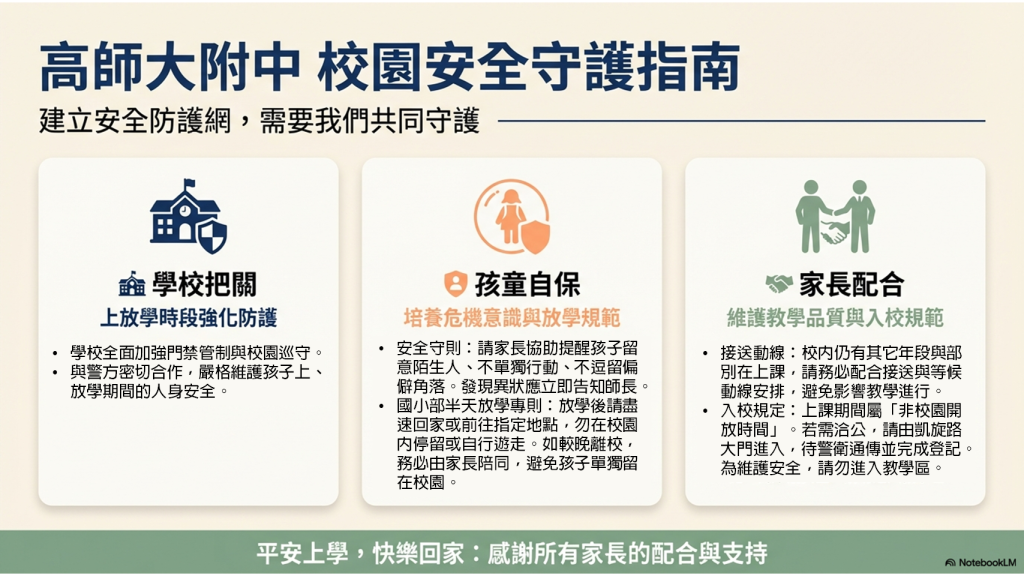 高師大附中校園安全守則
