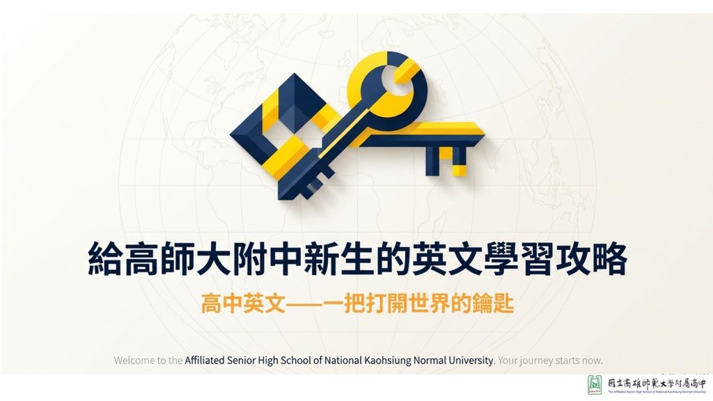 給高師大附中新生的英文學習攻略